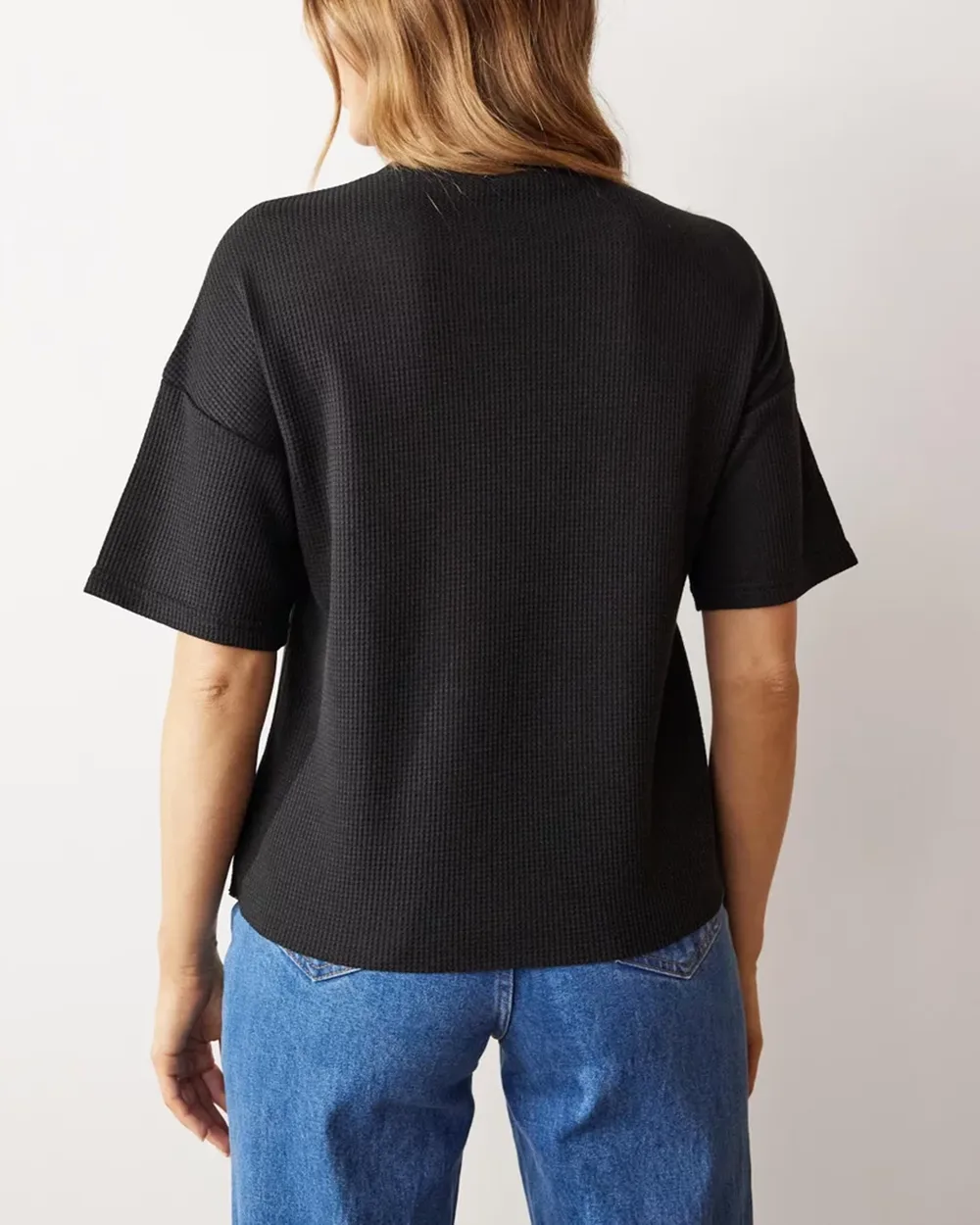 Black Waffle SS Tee
