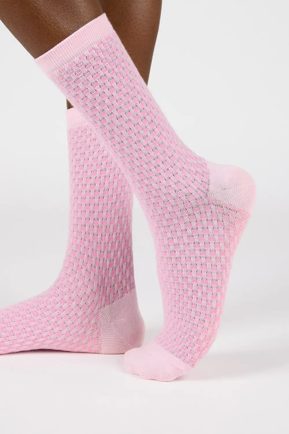 Two Tone Waffle Socks