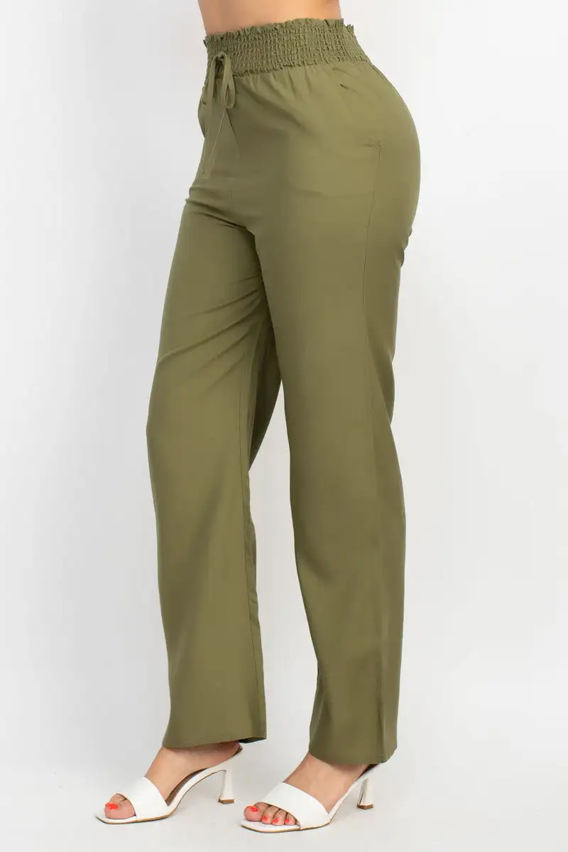 Streamlined Everyday Smocked Pants
