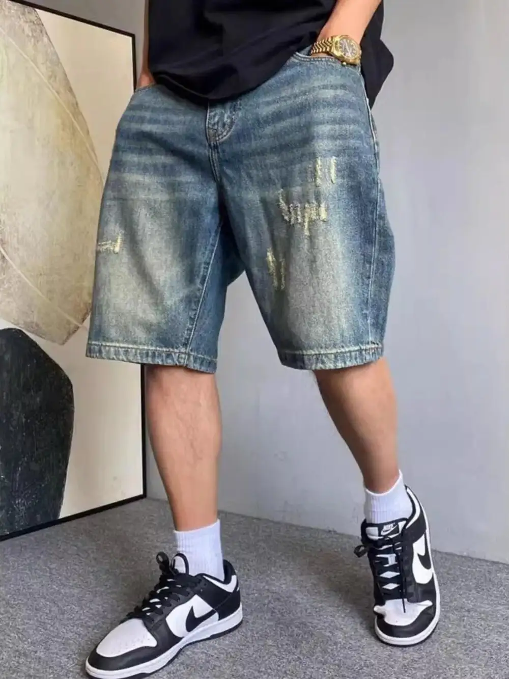 Clean Cotton Blend Casual Shorts