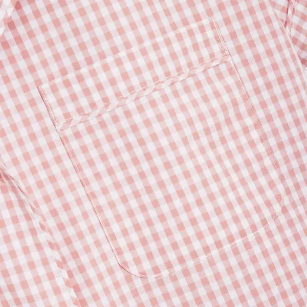 Gingham Cotton Short PJ Set