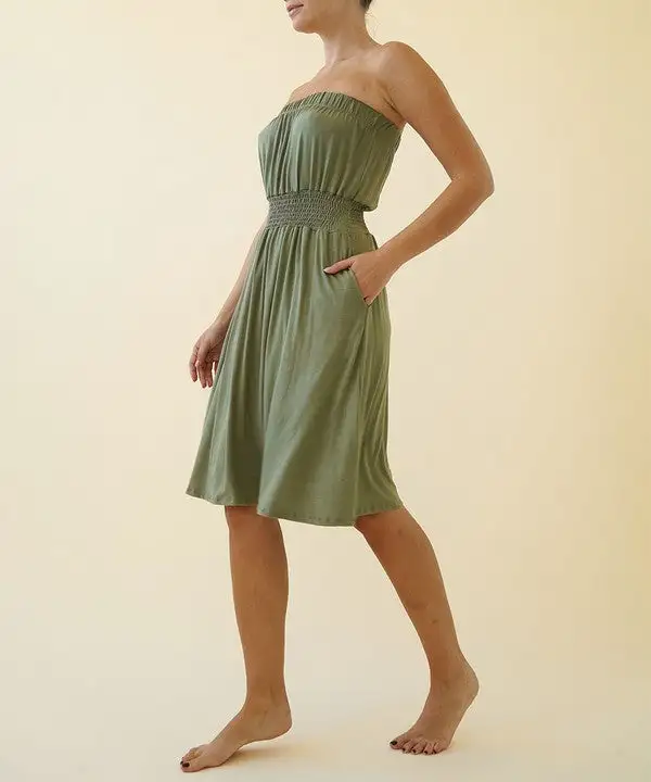 Bamboo Tube Dress