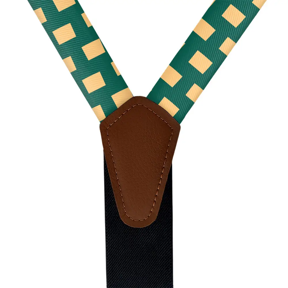 Repeating Outline Motif Suspenders