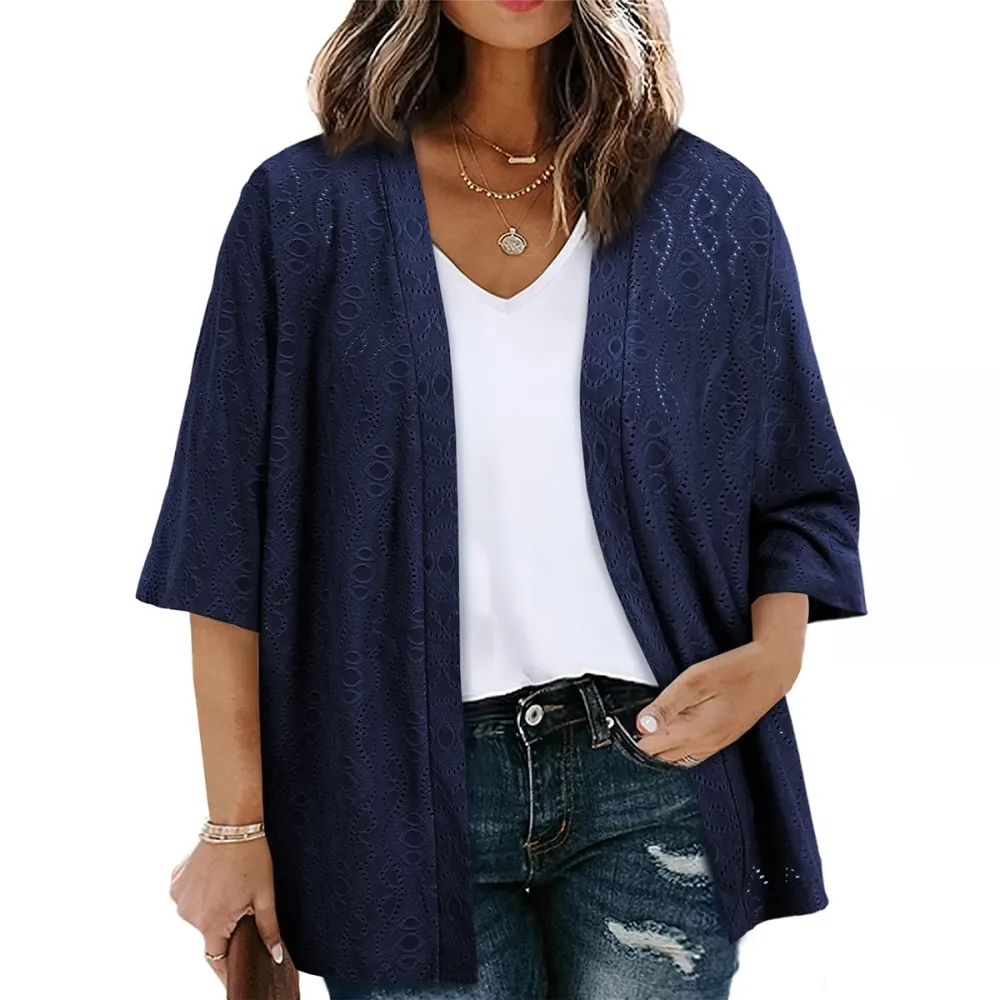 🎉Hot Sale🔥-Women's Plus-Size Cardigan🔥10-Pack - All Colors Included