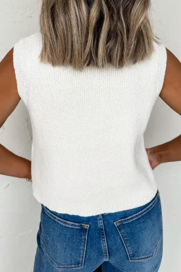 Mesh Knit Buttoned Sweater