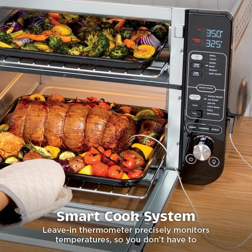 Ninja DCT451 12-in-1 Smart Double Oven with FlexDoor