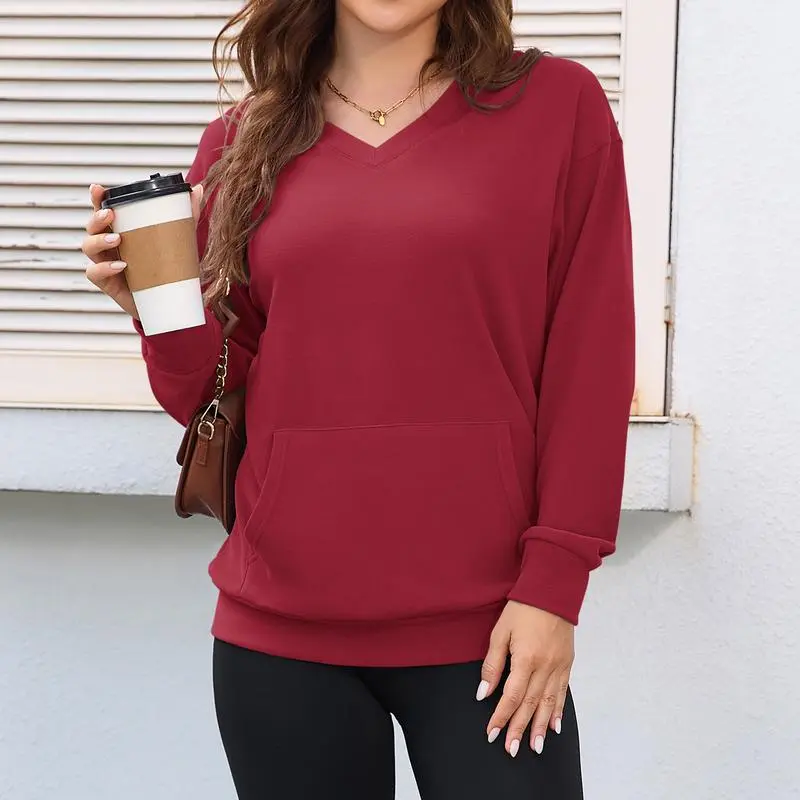 Women's Hoodless V-neck