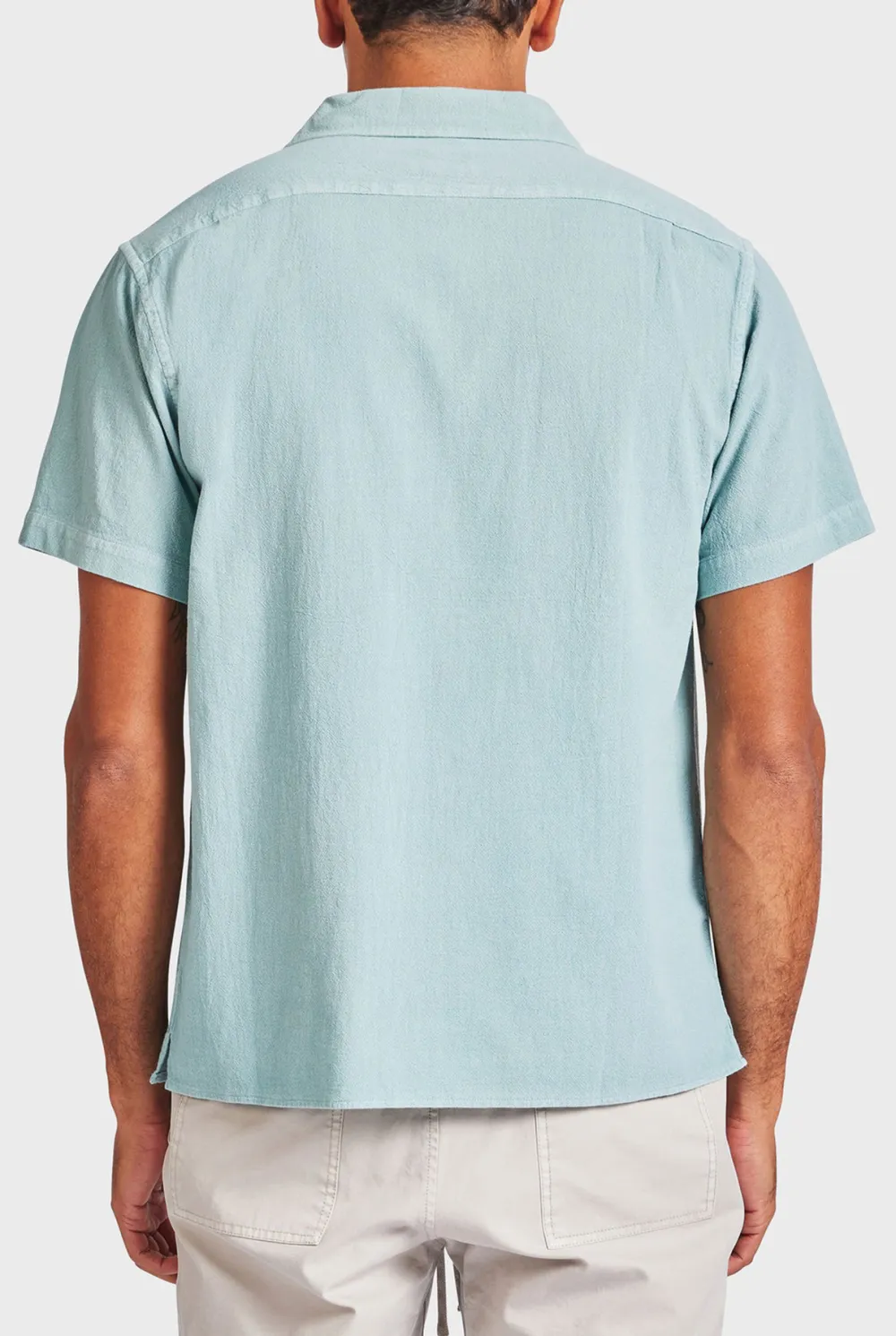 Jed Short Sleeve Shirt-Light dutch blue