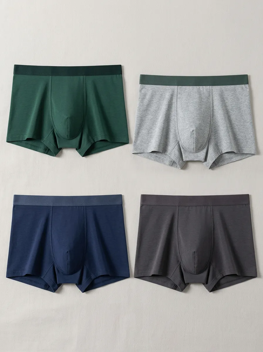 Minimalist Cotton Boxer Briefs Set