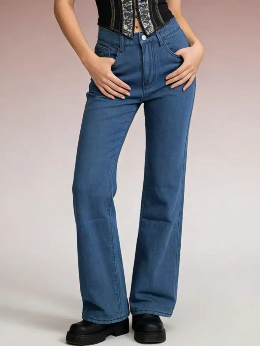 Everyday Wide Leg Denim Jeans