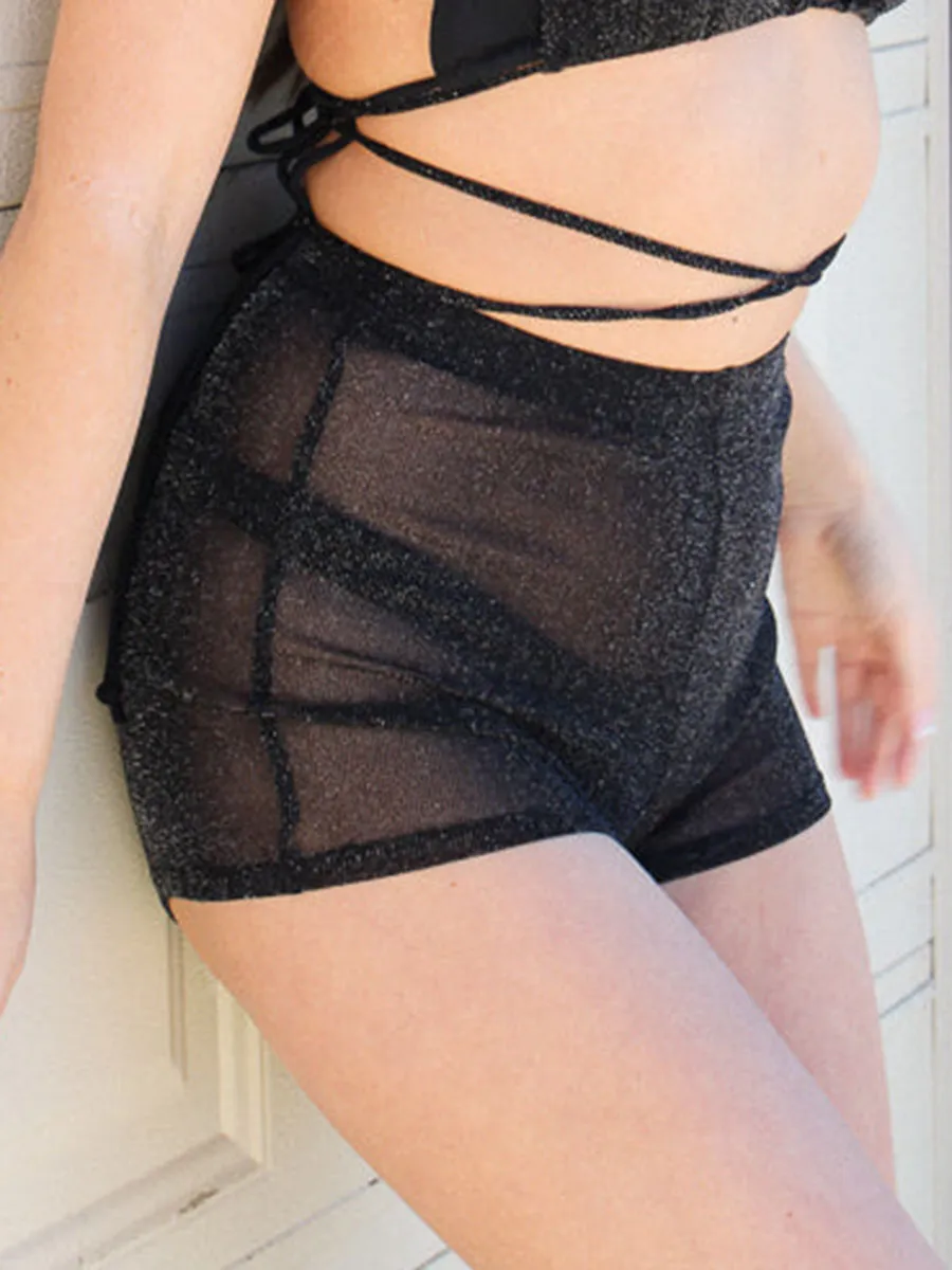 Black Sparkle Triangle Sets