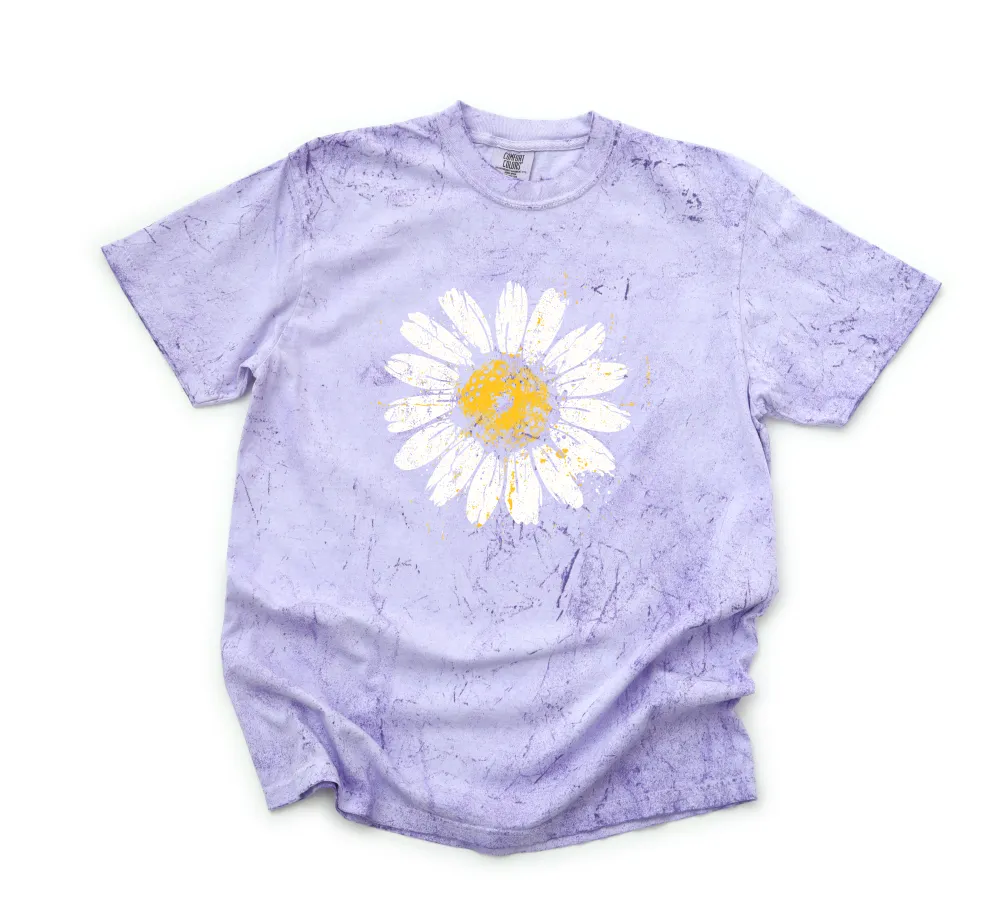 Daisy Graphic Garment Dyed Tee