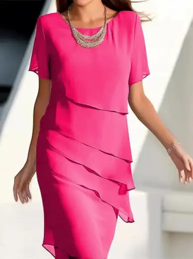 Refined Refined Women's Chiffon Midi Dress