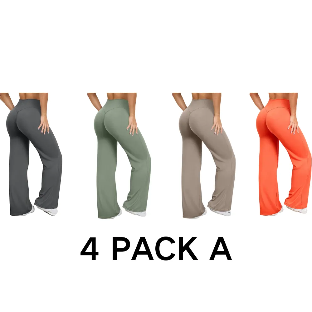 Women's Casual Pants - High-waisted Loose-Fitting Casual Pants