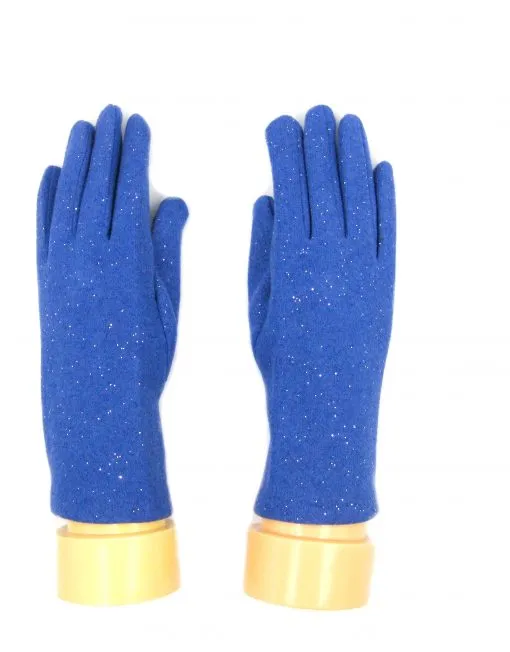 Glitter Detail Cashmere Blend Gloves
