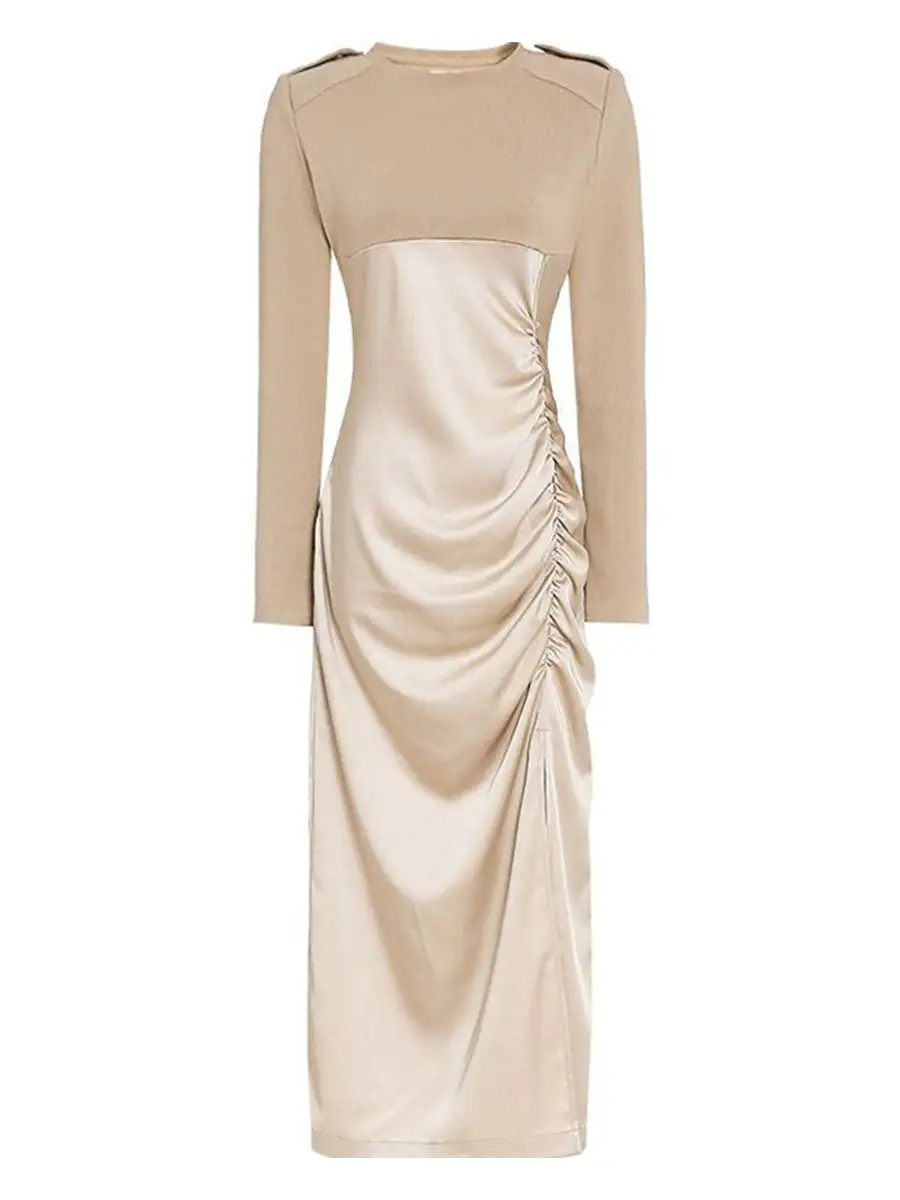 Satin Maxi Dress