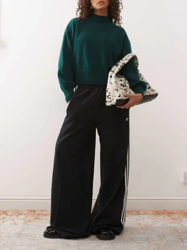 Turtleneck Dropped Shoulder Sweater