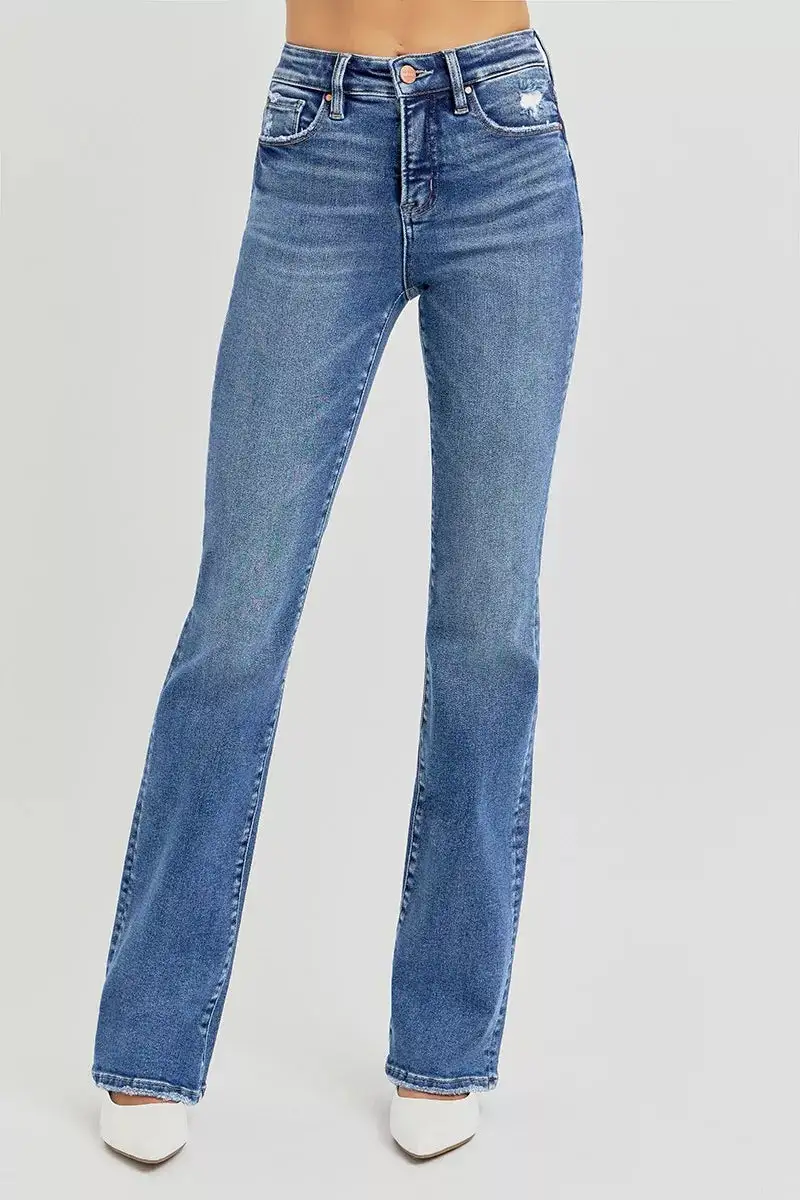 Classic High Rise Straight Jeans
