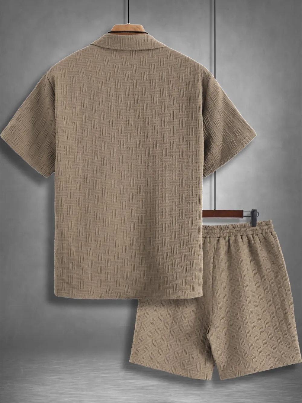 🔥 Men's Short Sleeve Pajama Two-Piece Set | Comfortable Loungewear Essential