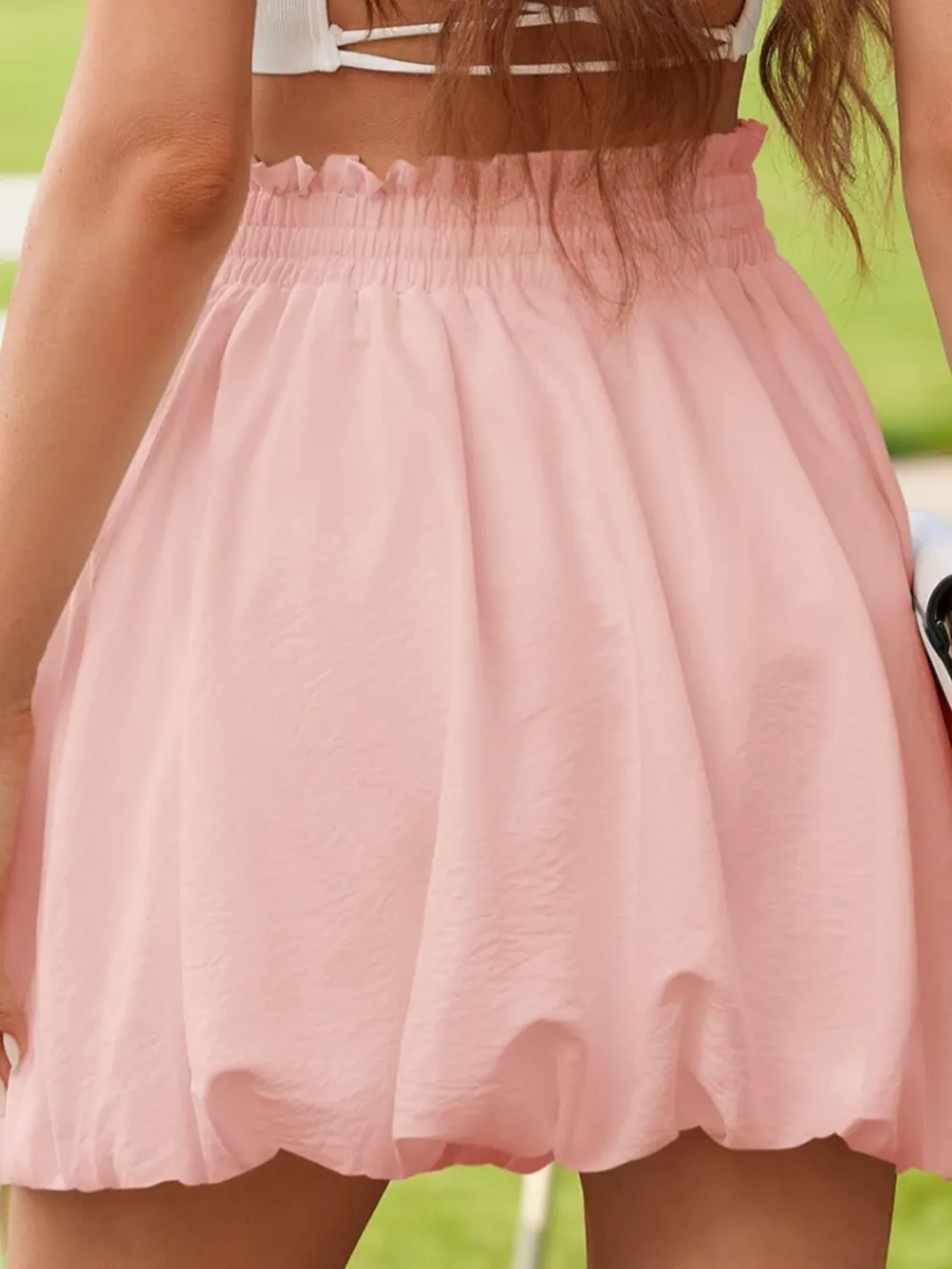 Balanced Smocked Frill Skirt