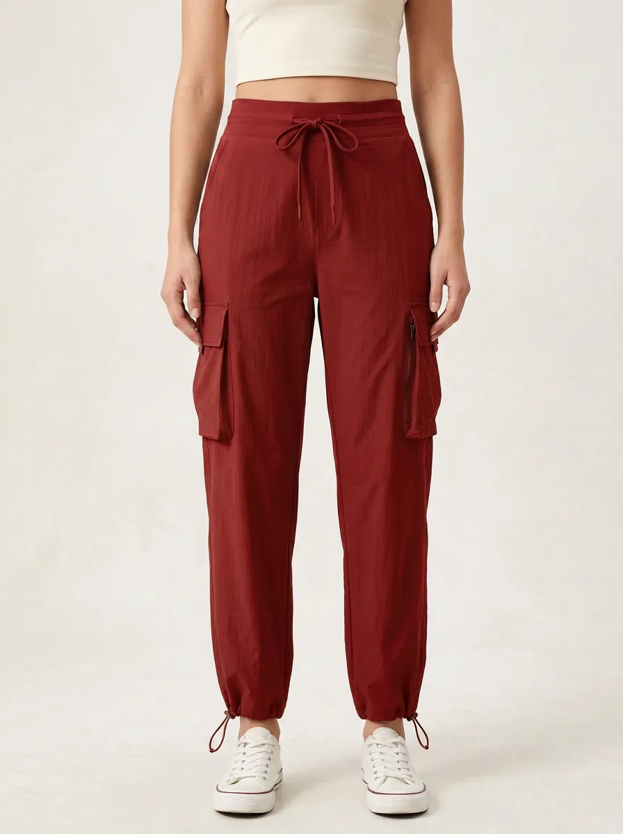 Women's Nature Inspired Multi-Pocket Cargo Cargo Work Pants