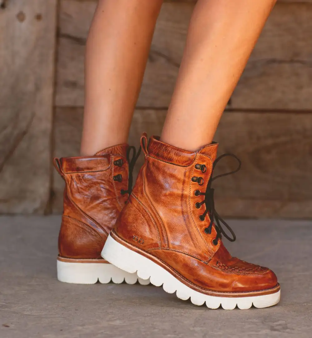 Woven Platform Everyday Boots