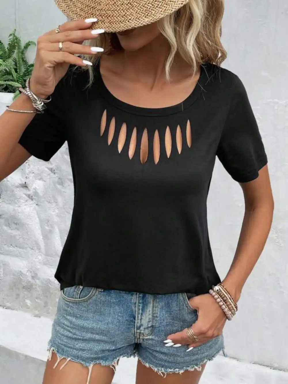Casual Refined Short-Sleeve T-Shirt