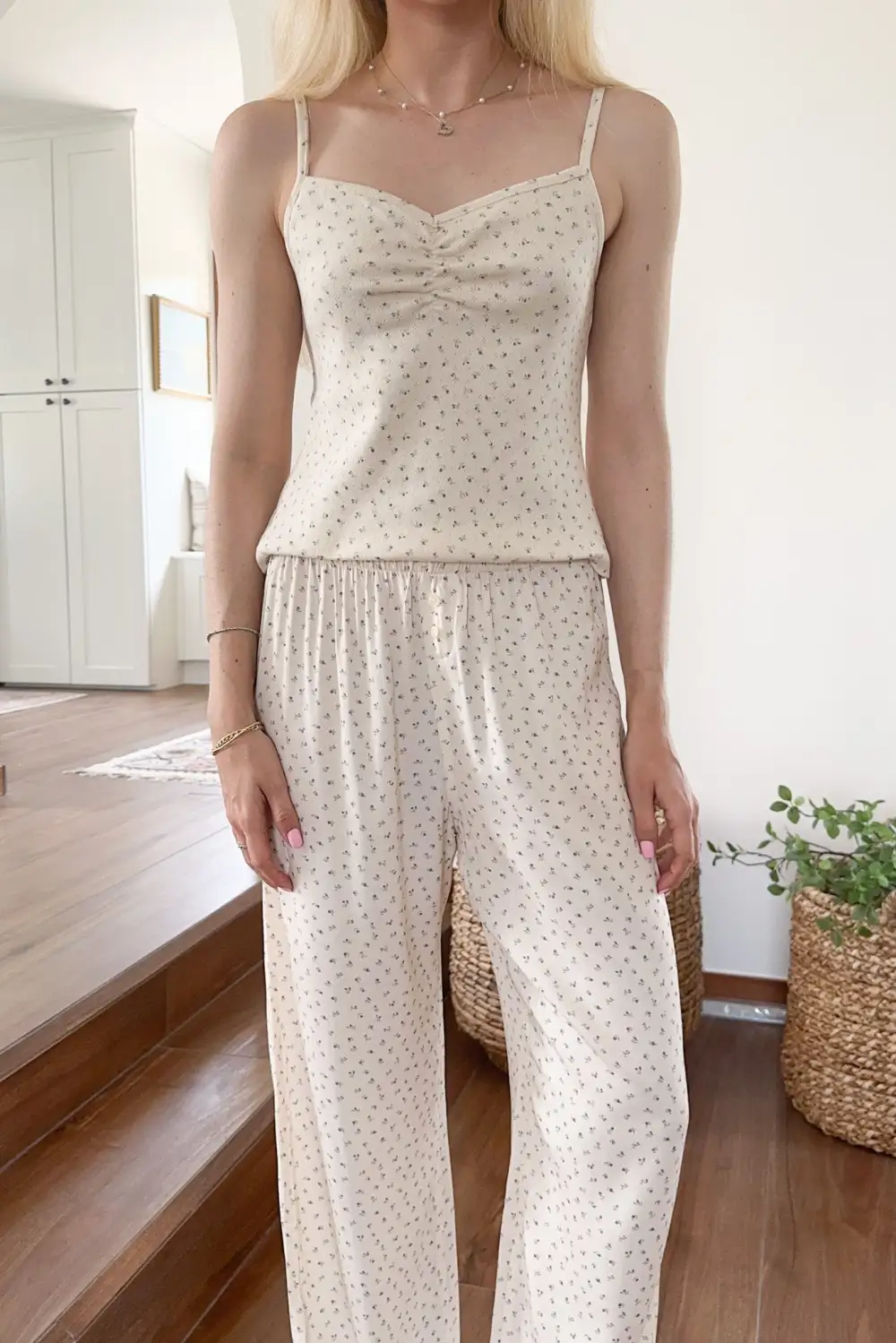 Tailored Floral Lounge Pants