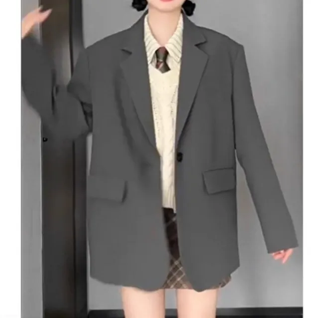 Refined Relaxed Everyday Tailored Blazer