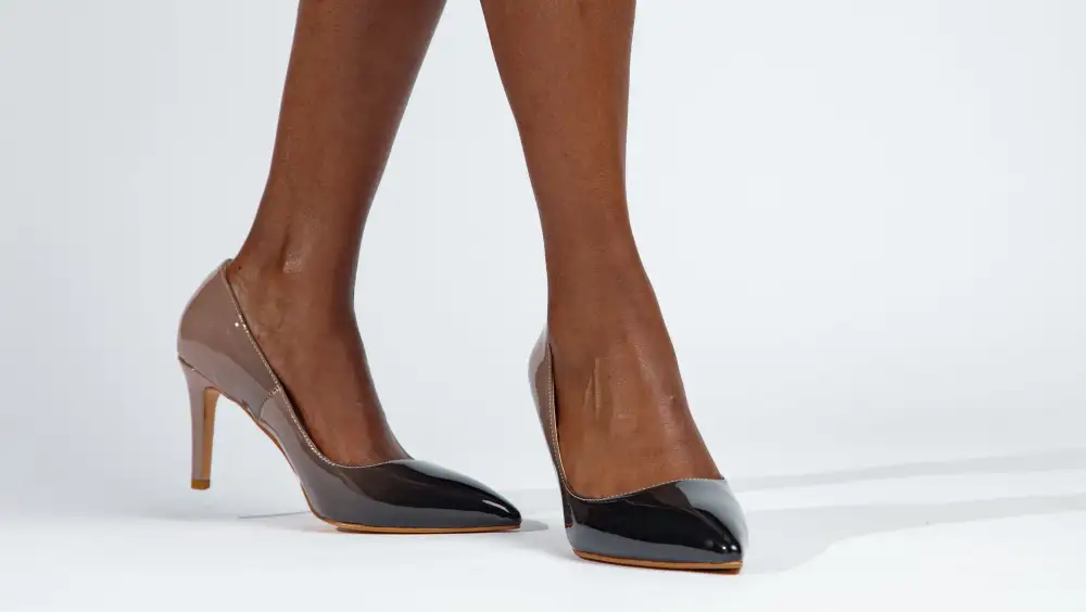 Refined Faux Leather Stiletto Pumps