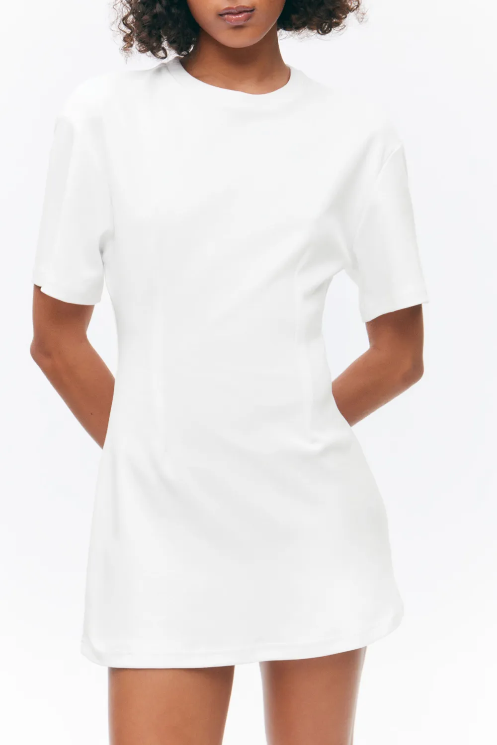 Half Short Sleeve Dress