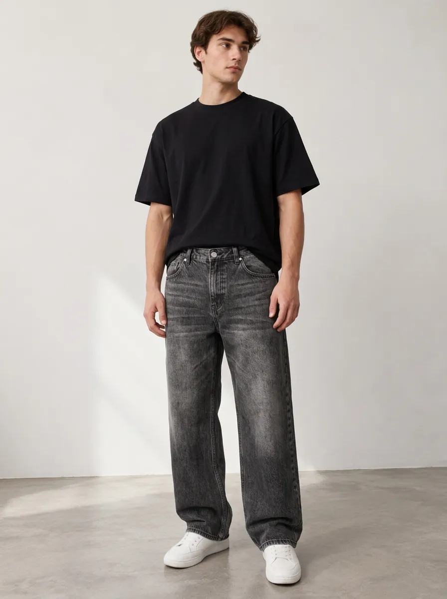 Men's Modern Casual Loose Fit Jeans
