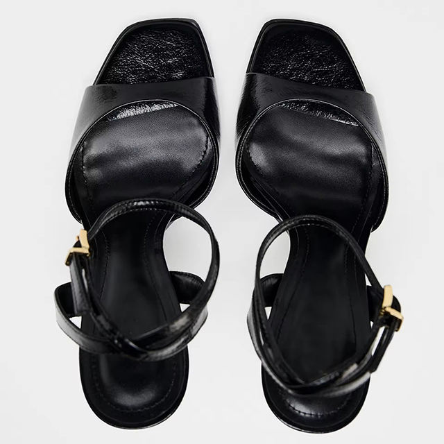 Velmira Square Toe Stiletto Sandals