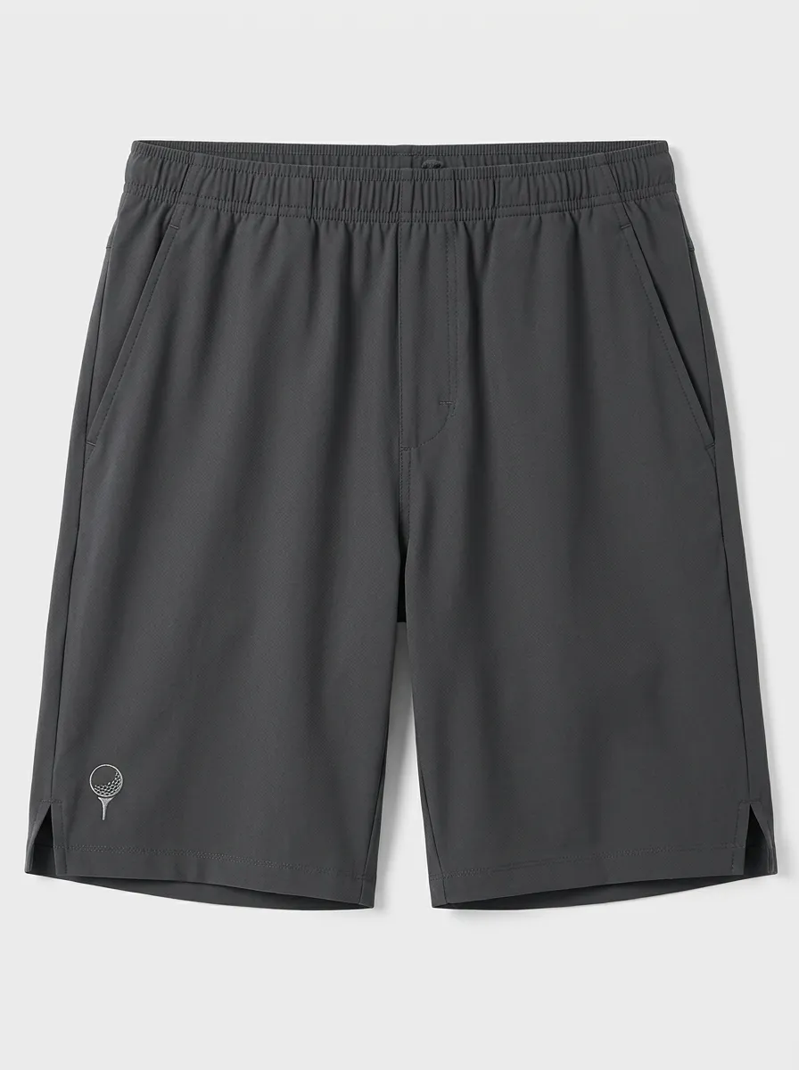 Course Golf-Ball Ball-On-Tee Golf Athletic Shorts