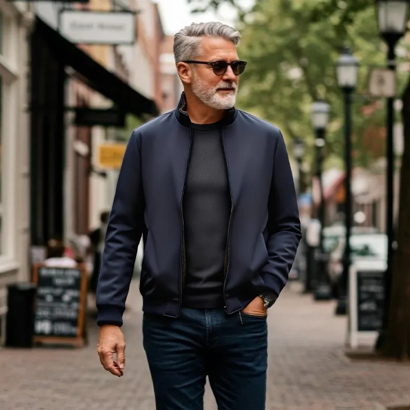 🔥 Winter Essential – 50% OFF Today! | Men's Zip-Up Warm Jacket All-Weather Protection