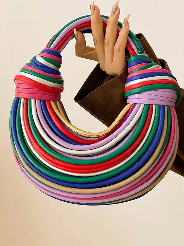 Compact Geometric Shoulder Bag