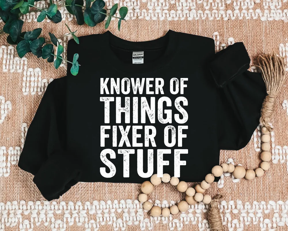 Fixer Dad Graphic Crewneck Sweatshirt