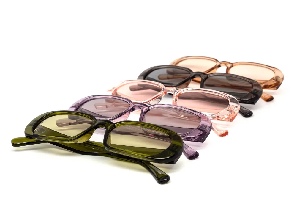 12-Pack Chunky Round Crystal Sunglasses