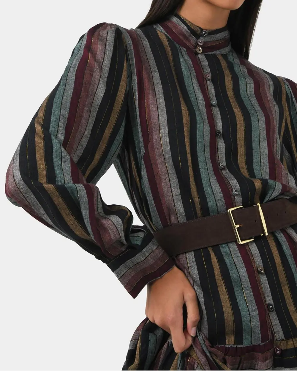 Linen Tiered Maxi Dress