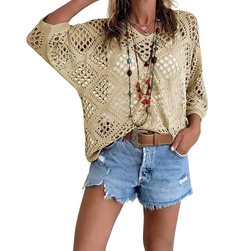 Women's V-neck top