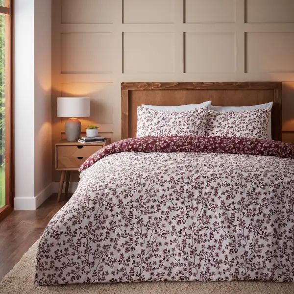Balanced Bedroom Floral Cotton Duvet Cover Set