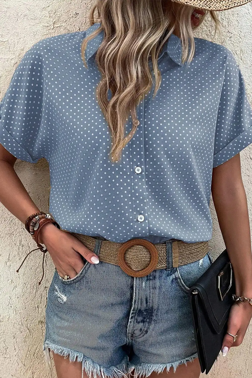 Short Sleeve Printed Casual Shirt