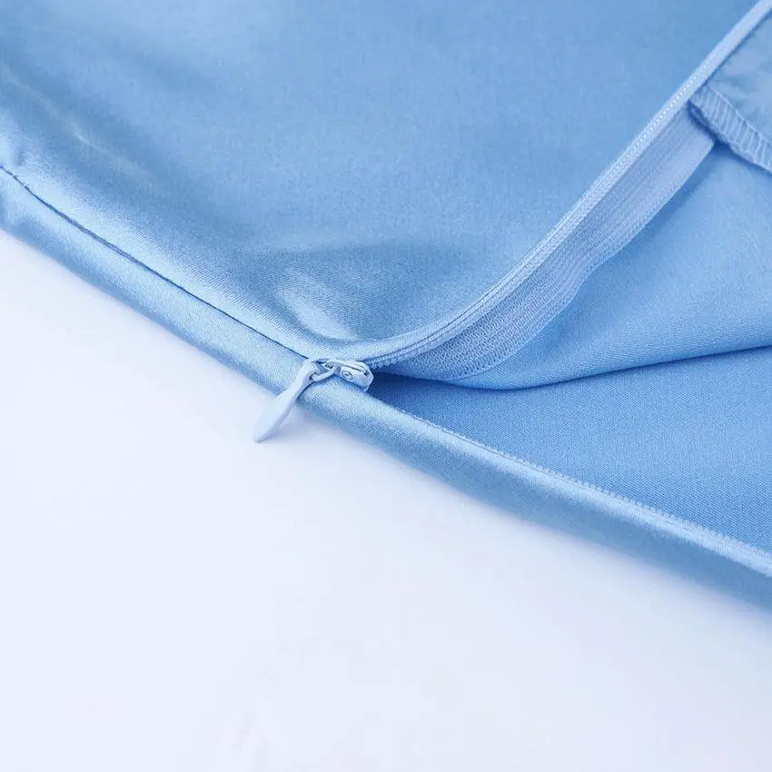 Satin Silk High-Waist Skirt