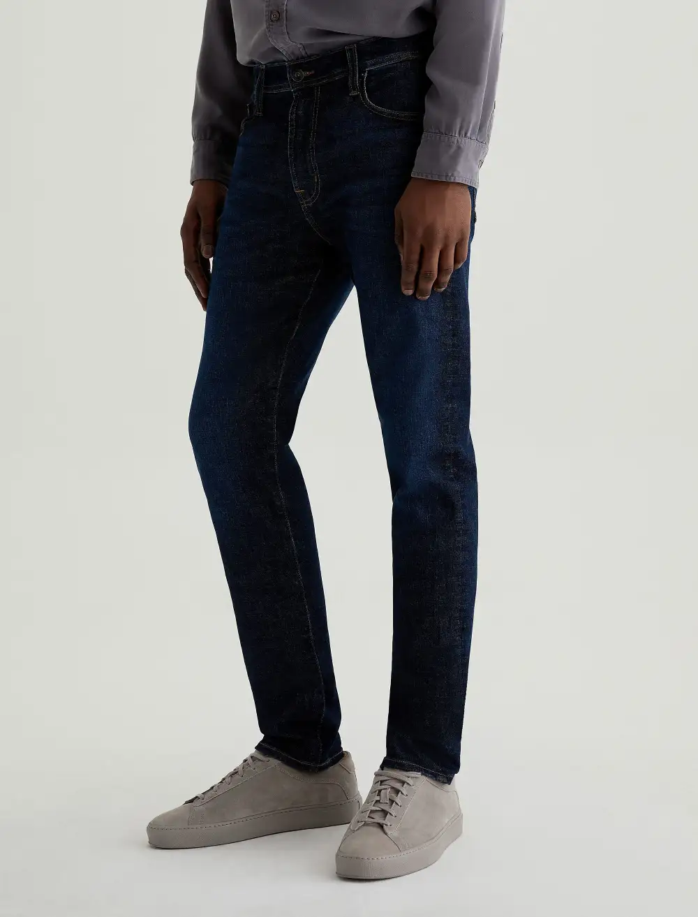 Men's Tapered Stretch Denim Jeans