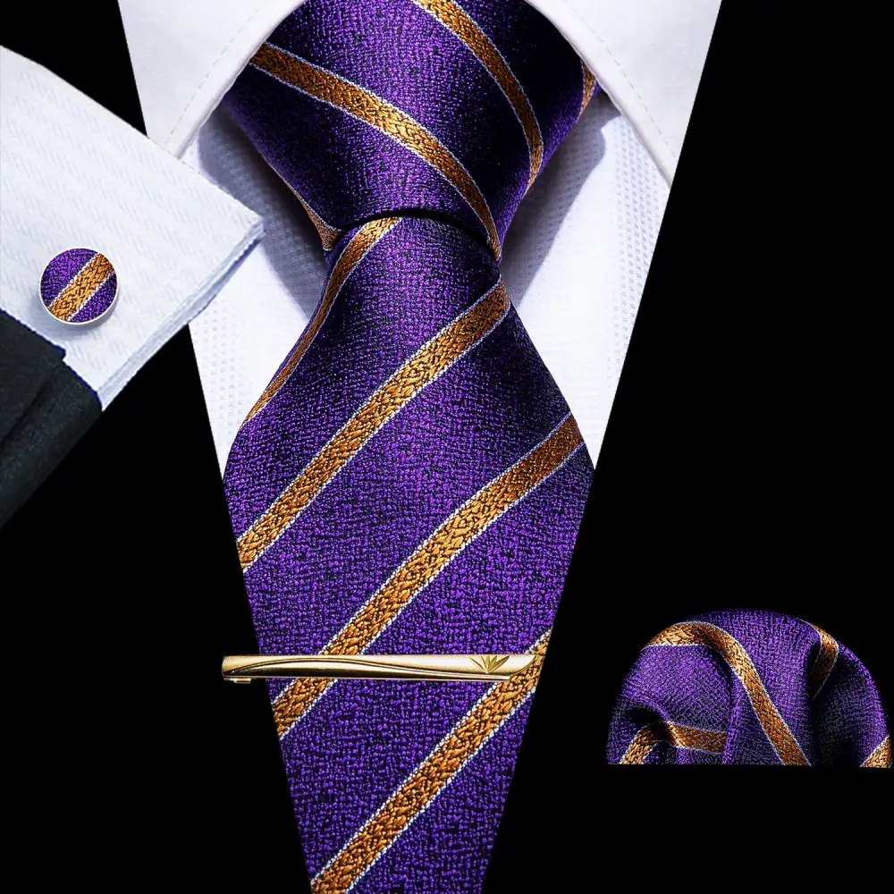 Balanced Striped Necktie Set