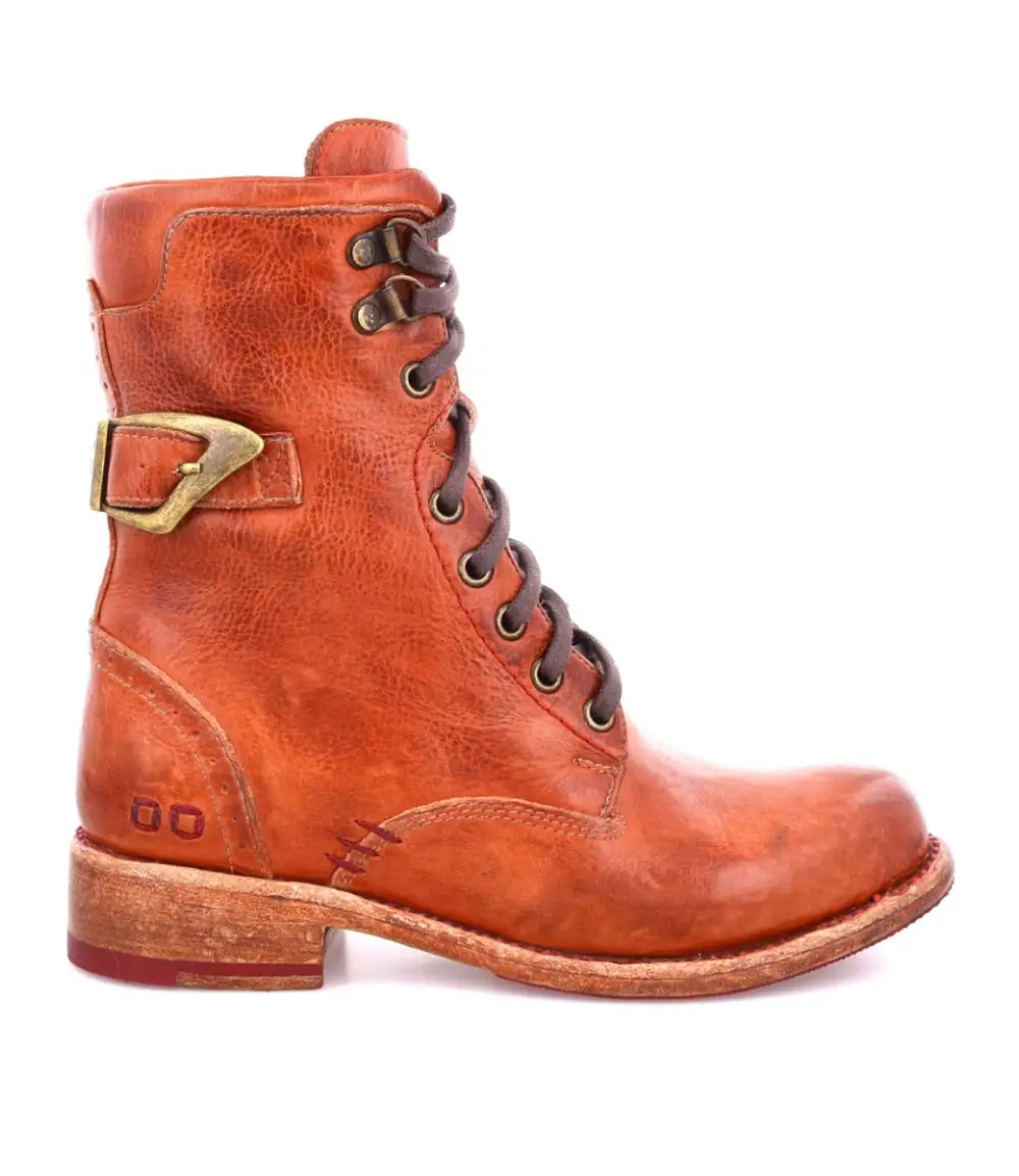 Wingtip Lace-Up Combat Boots
