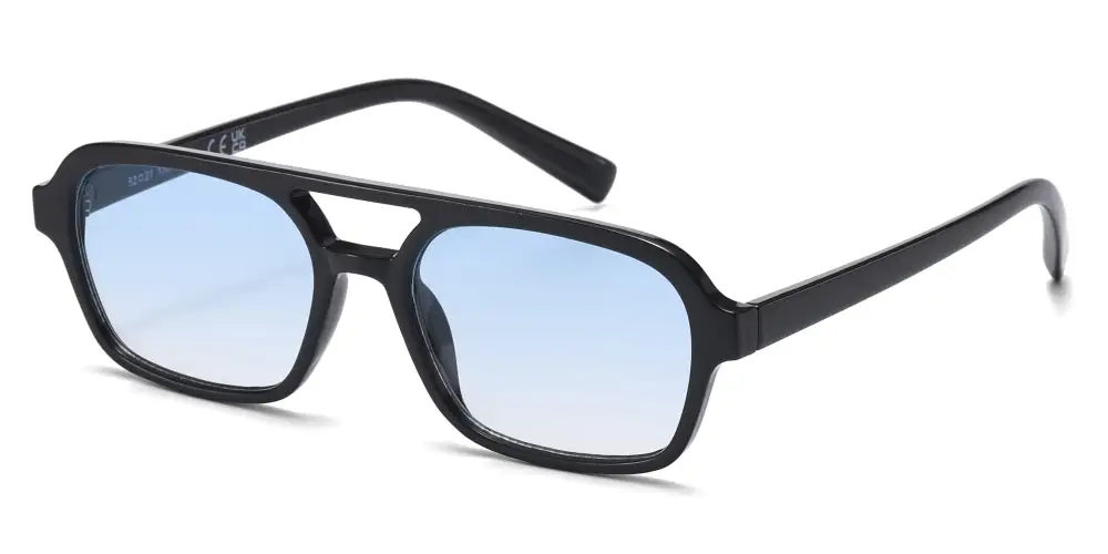 Modern Square Aviator Plastic Sunglasses