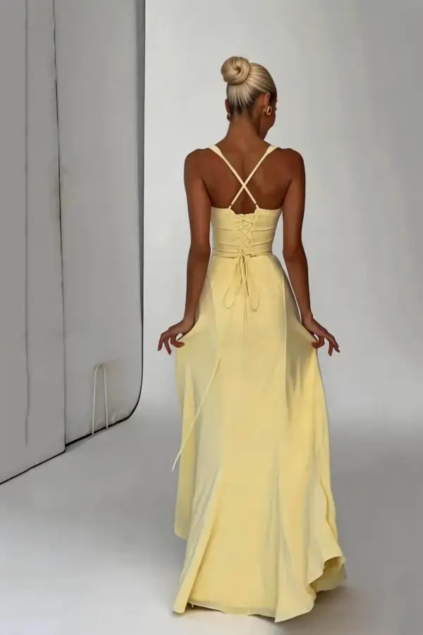 Sling A Line Maxi Dress