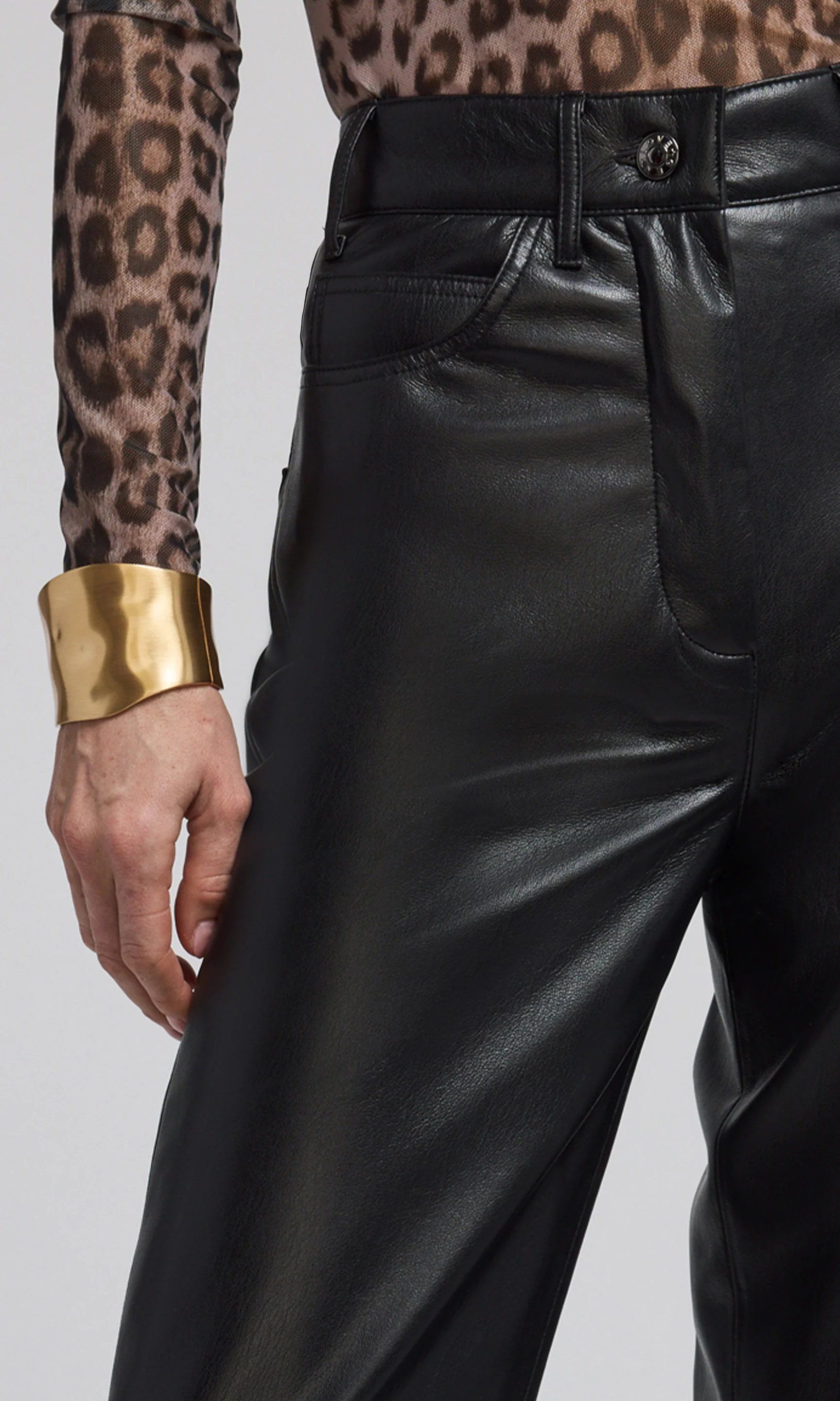 Suiting Turn-Lock Belted Pants