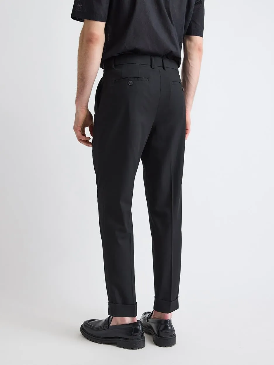 Black Straight Leg Pant